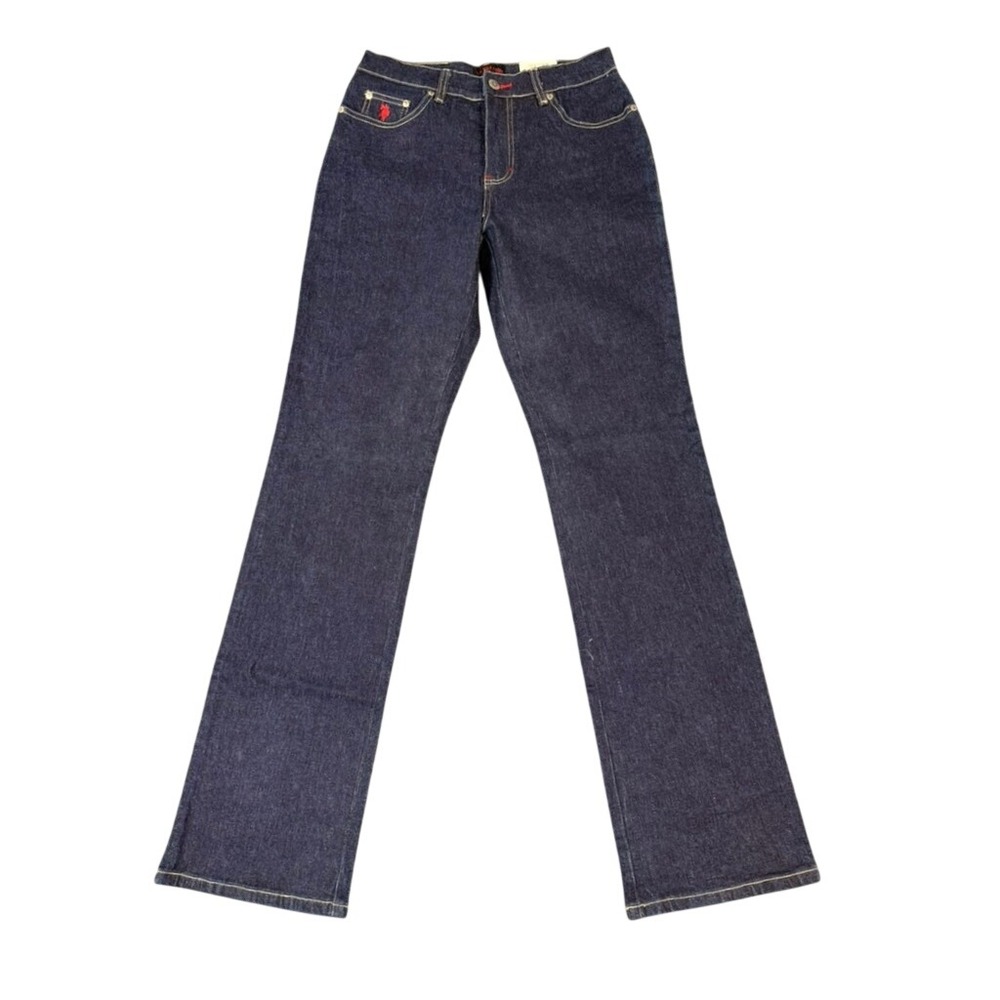 VTG US Polo Assn Jeans Co Womens Dark Wash Straight Leg Denim Pants Size 5/6 NWT